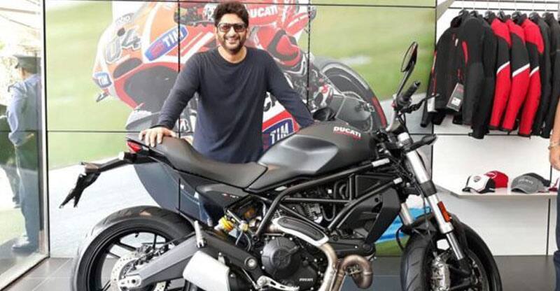 Bollywood actor Arshad Warsi bought a Ducati Monster 797