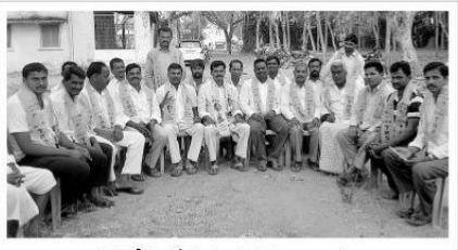 Set back to TRS  Sarpanch from minister Jagadish reddy village jumps  to  Congress
