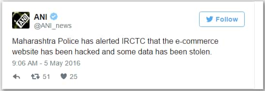 IRCTC rubbishes reports of site being hacked