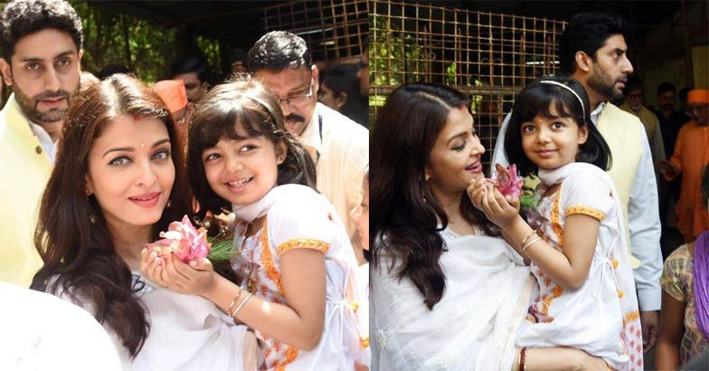 Bachchans at Durga Pooja Pandal