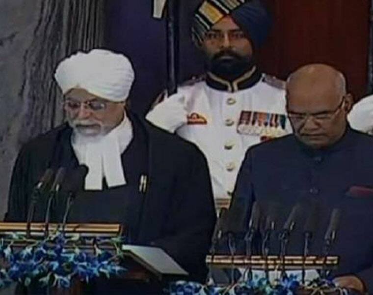 president ramnath kovind oath ceremony held in central hall