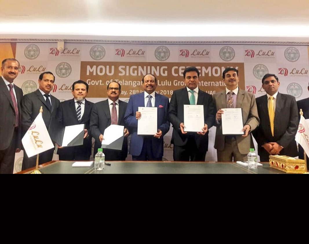 Lulu signs 3 MoUs with Telangana Government