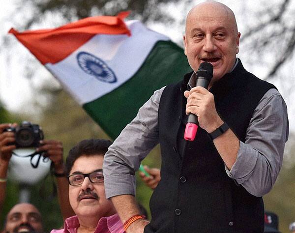 Anupam Kher criticises protest against The Accidental Prime Minister by Congress workers in Kolkata