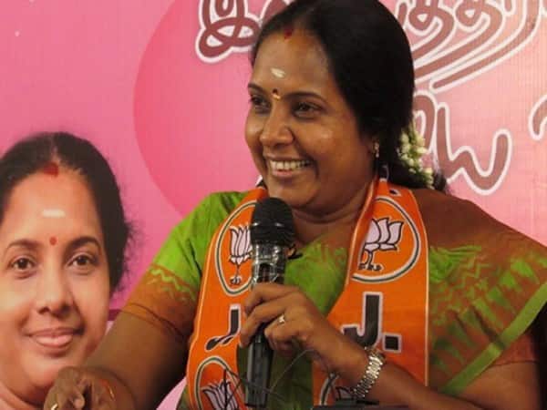bjp female leader vanathi srinivasan  open talk about  actor vijay