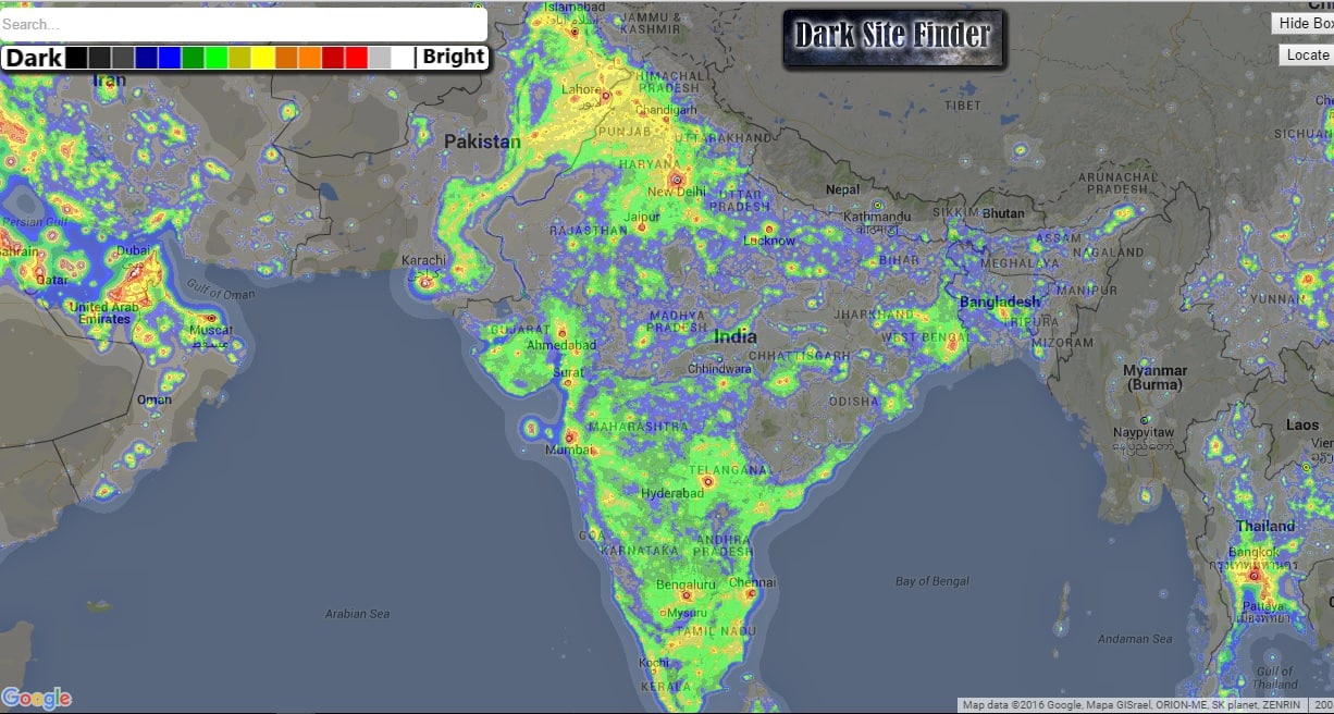 Rural Electrification India Dark Site Finder
