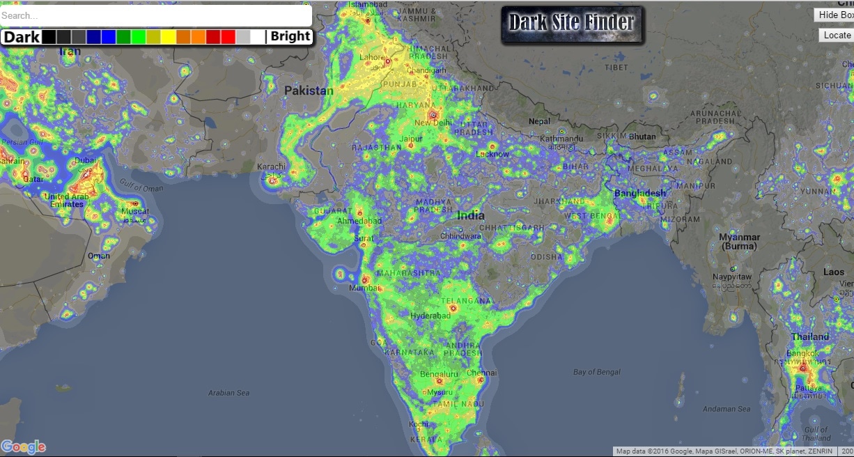 Rural Electrification India Dark Site Finder