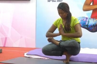 woman performs 105 hour non stop yoga attempts world record