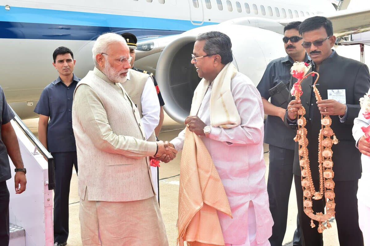 You will not believe how Karnataka CM Siddaramaiah treated PM Modi in the airport
