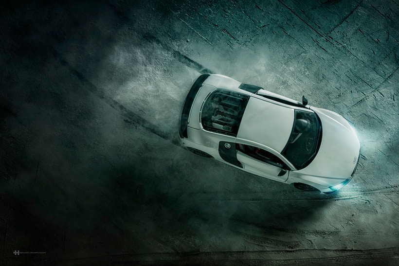 Secret revealed Heres how created spectacular photos of Audi R8