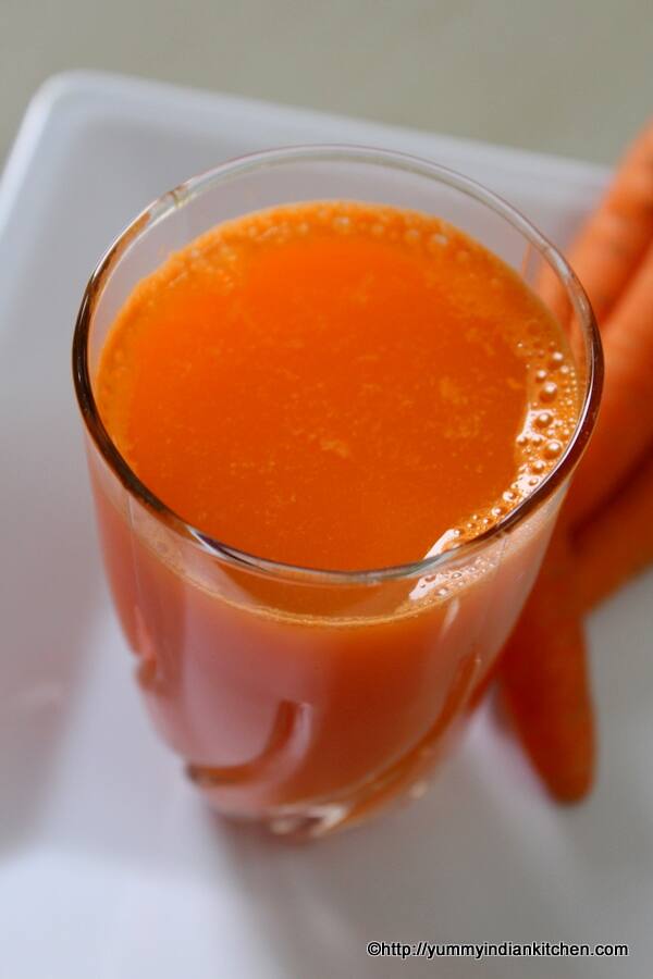 Benefits of carrot juice