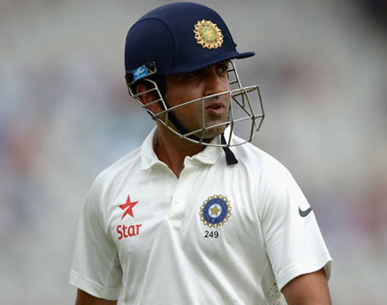 gambhir opinion about indias first innings batting in fifth test match