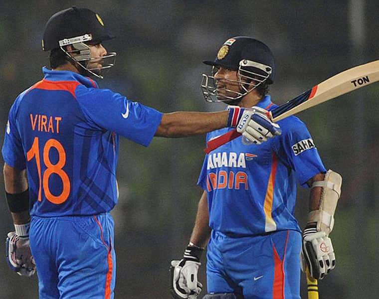 sehwag feels that kohli compare with sachin is not right