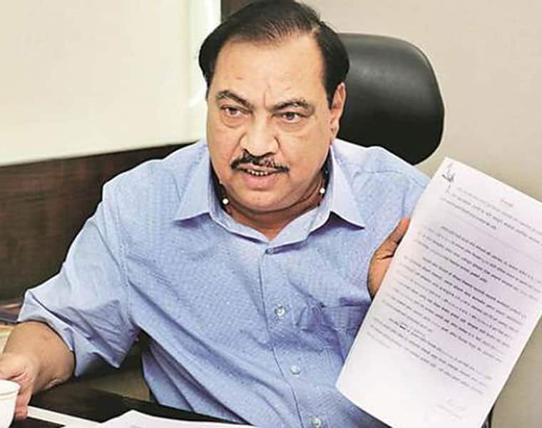 BJP veteran Eknath Khadse warns party against admitting those who have been accused of corruption