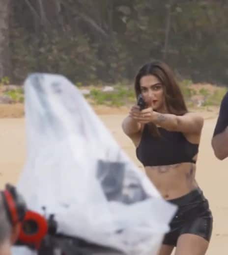 In Pics: Deepika, Vin Diesel have a blast on sets