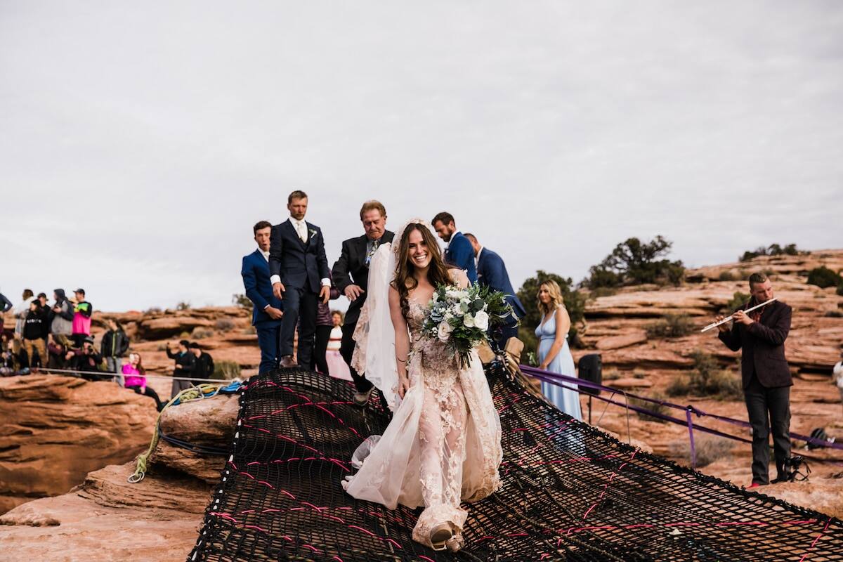 adventure wedding images