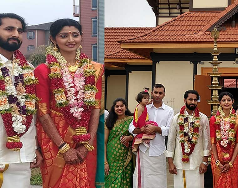 actress divya unni bangle ceremony viral photos