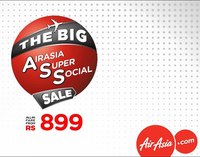 AirAsia offers domestic flights at Rs 899