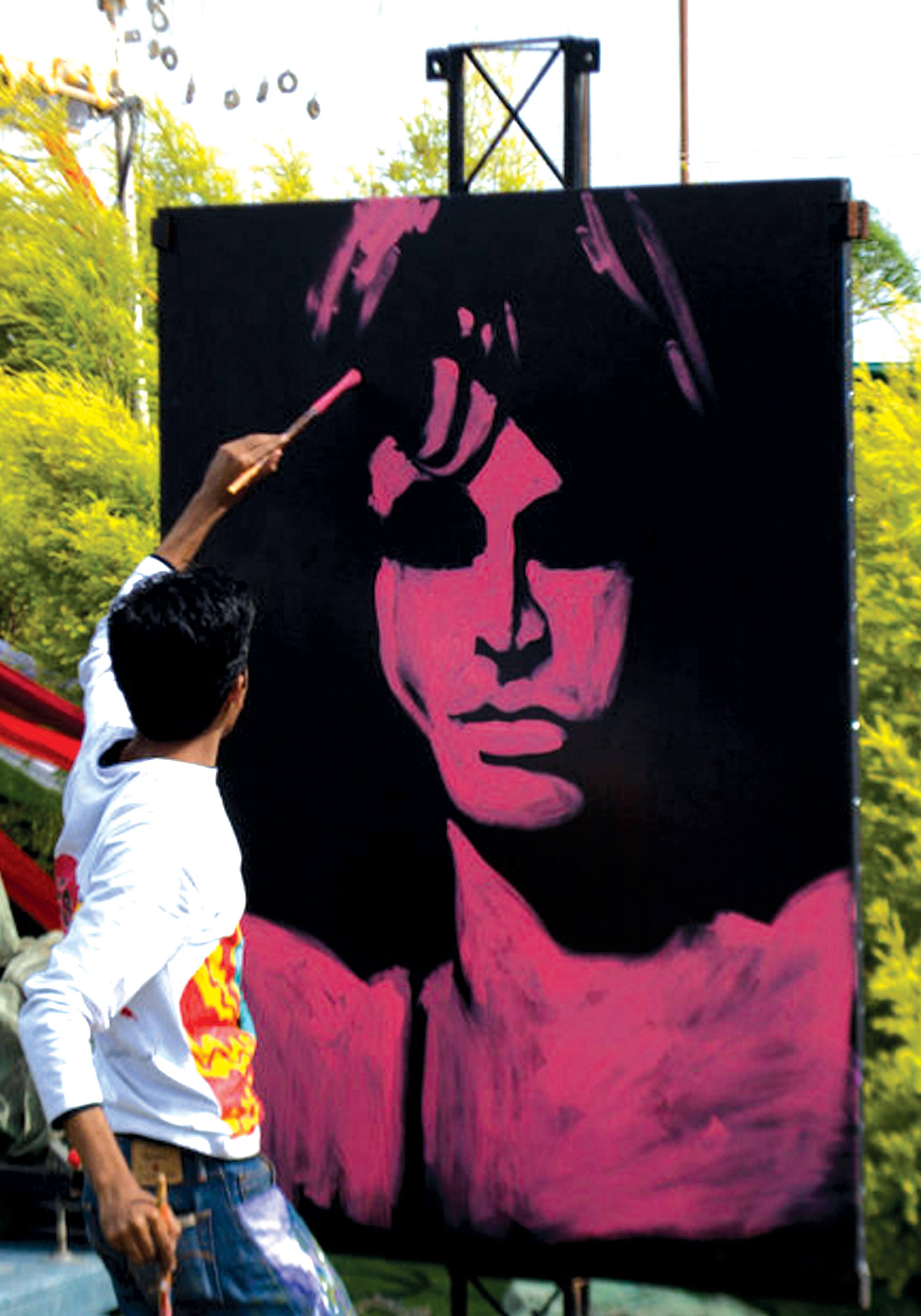 SRK to Jim Morrison this Indian artist has awed them all