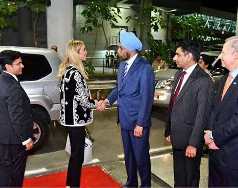 Ivanka Trump finally lands in Hyderabad Shamshabad Airport