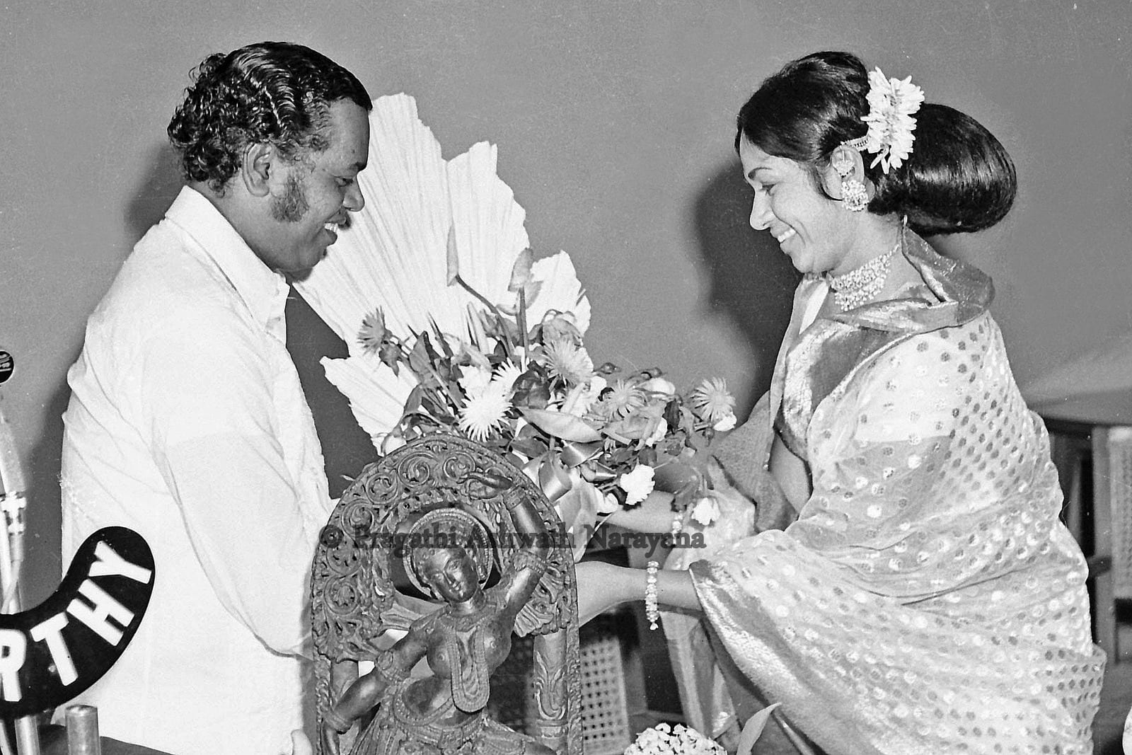 When actress Kalpana served food to Puttanna Kanagal and he gave her a laddoo