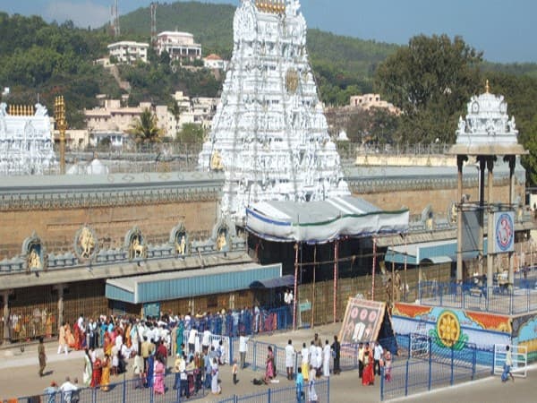 tirupathi temple was under high protection