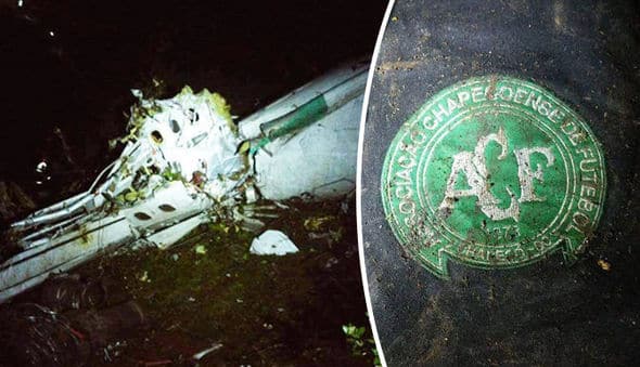 Plane crash Brazilian footballers