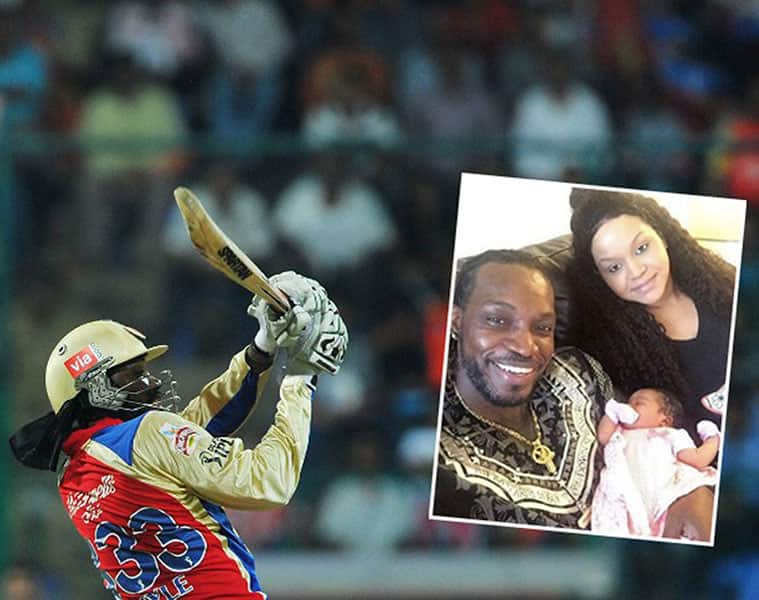 Chris Gayle posts baby daughter's photo