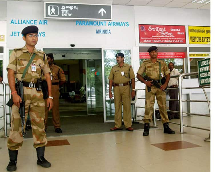 Police arrest 3 people for stopping a plane ready to take off,  Action incident at Chennai airport.