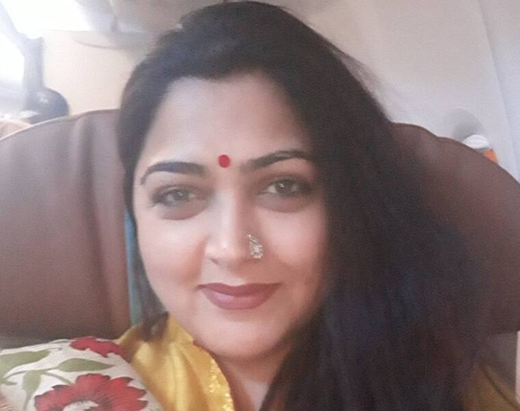 Actress Kushboo beat PM Modi If the lamp is on, don't hit people outside.