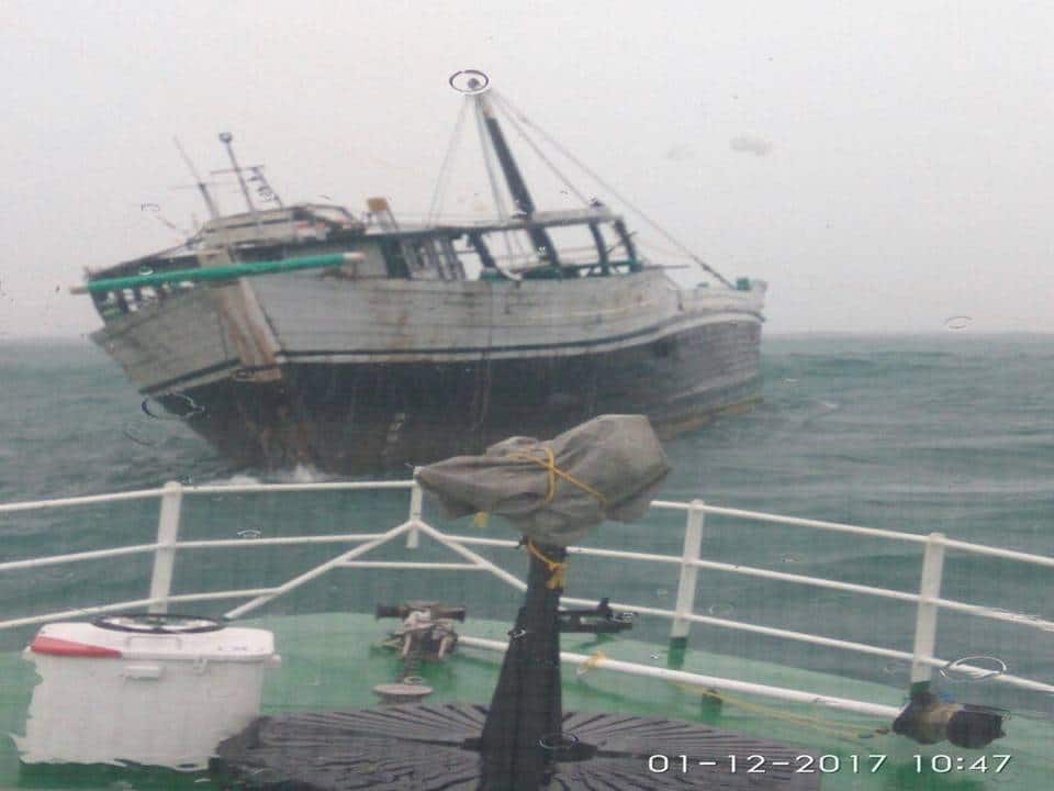 2 Ships sink in Arabian Sea due to Oakhi Cyclone