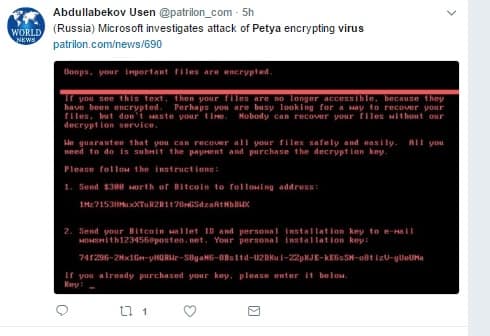 Petya cyberattack WannaCry malware successor hits Mumbai Port