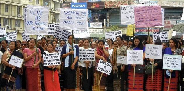 Nagaland on fire Men violently oppose womens quota in urban local bodies