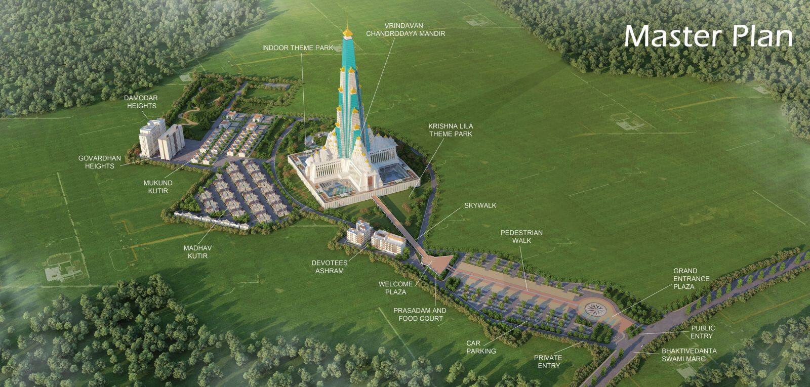 Theme park 12 forests planned at worlds tallest temple