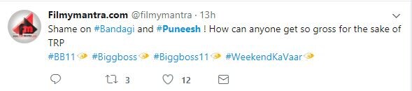 Bandagi slut shamed Puneeth only criticised for their kiss inside Bigg Boss house