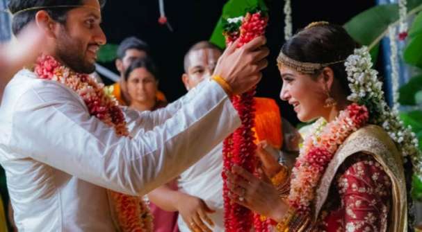 Photos of Naga Chaitanya and Samanthas wedding