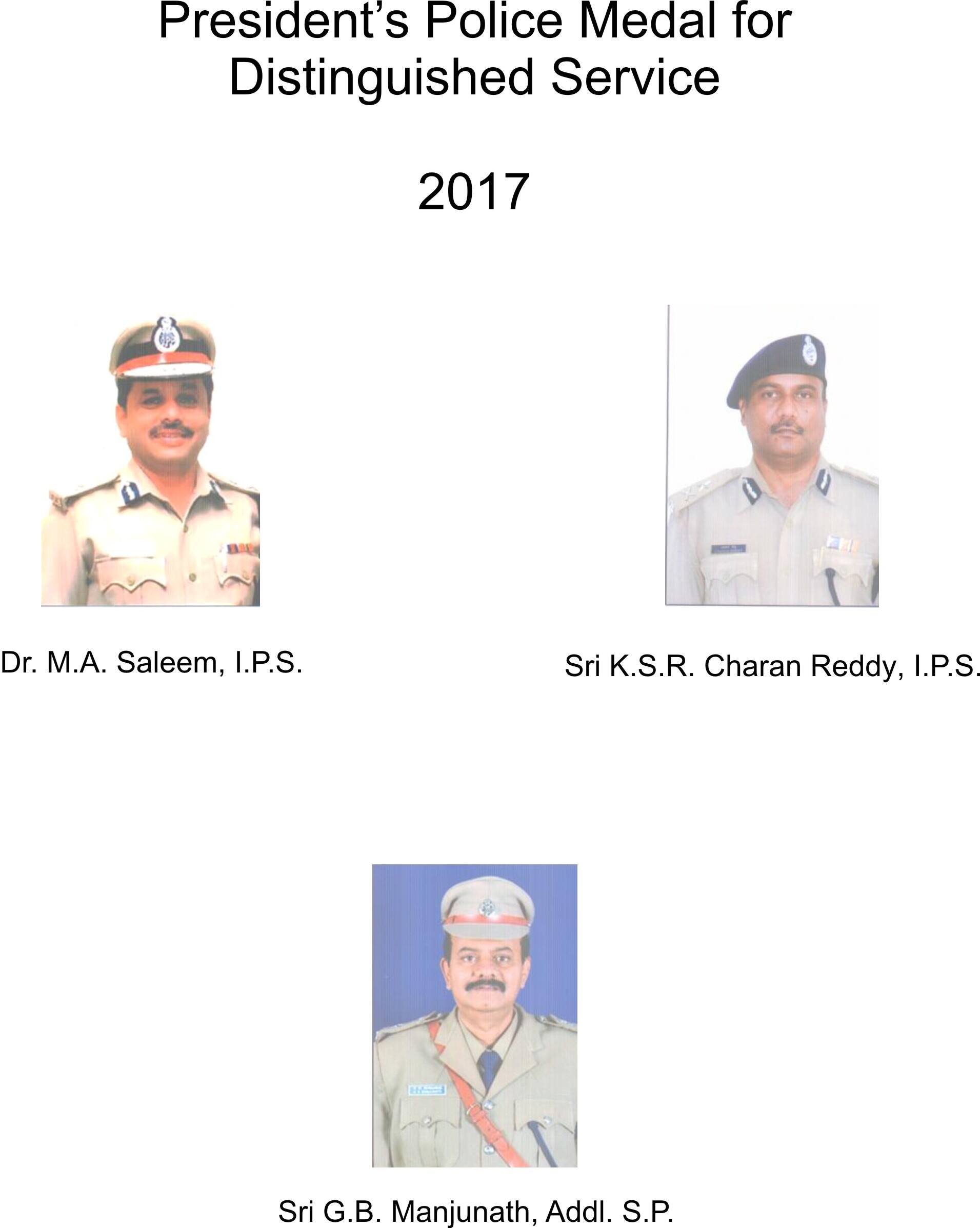 Meet the brave police officers who have made Karnataka proud