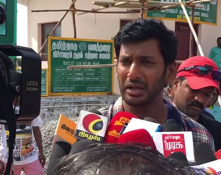 actor takes care of a gaja affected village