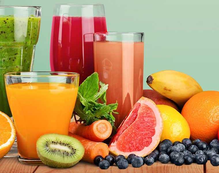 10  juice ithems is more than enough to  maintain our body