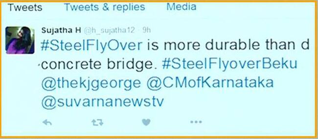 Bengaluru Fake Twitter accounts fuelling pro steel bridge activism