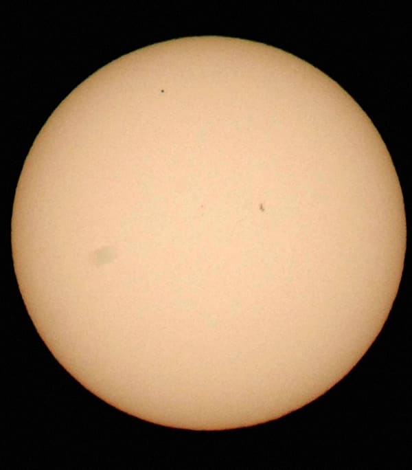 Transit Mercury, Sun