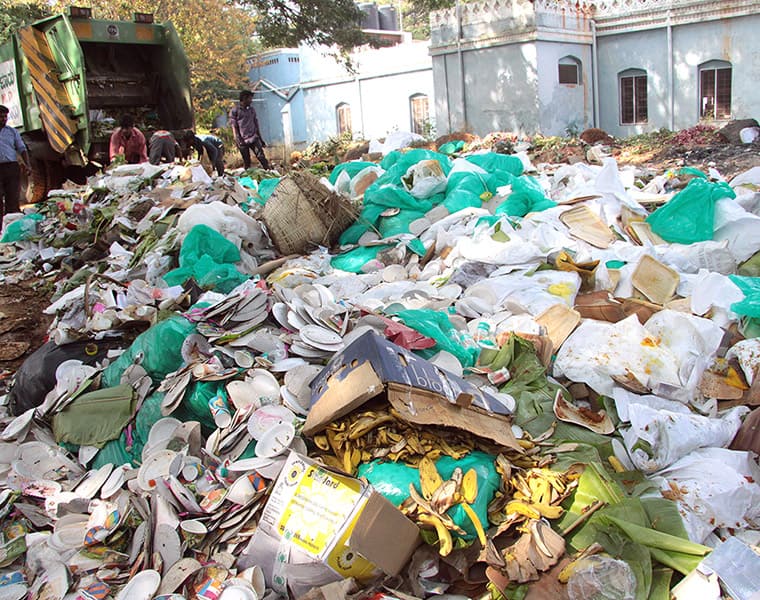 Reddy wedding mess BBMP breaks protocol comes forward to clean it