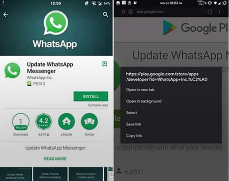 Fake WhatsApp makes it to Play Store have you also updated your messenger