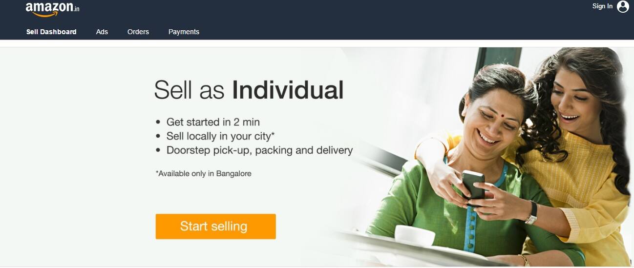 sell as individual Amazon