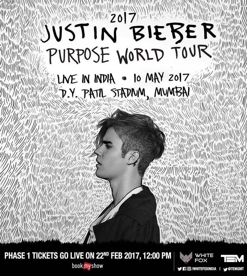 Justin Bieber coming to india