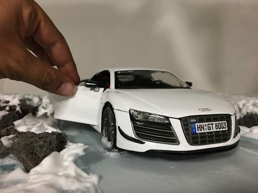 Secret revealed Heres how created spectacular photos of Audi R8