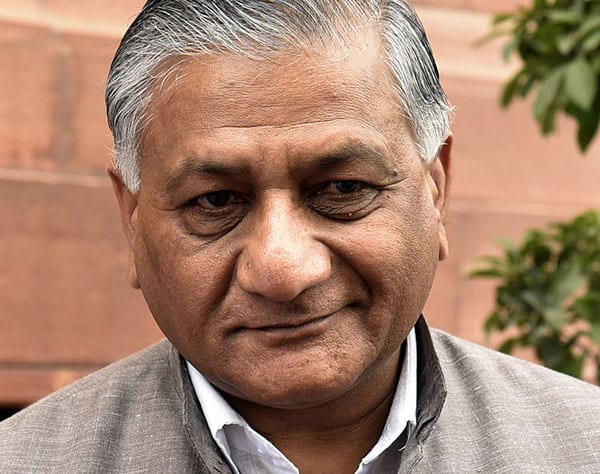 'Planted' coup story in Indian Express; Gen VK Singh writes to PM Modi, demanding inquiry