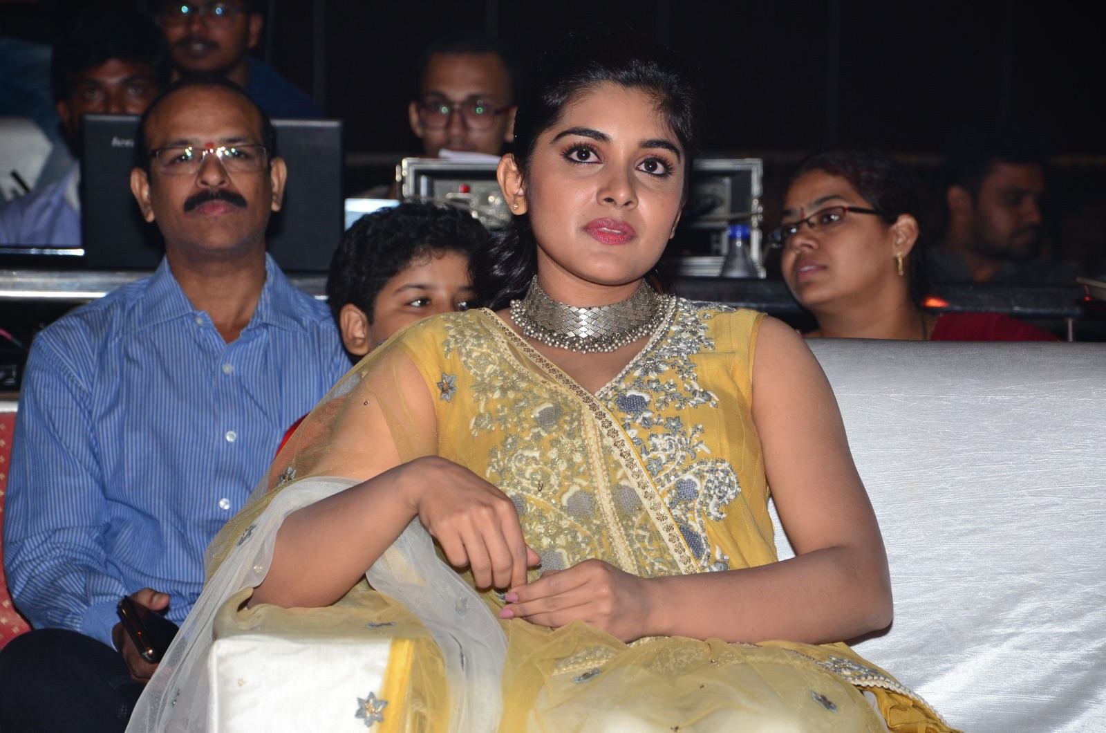 niveda thamos at ninnu kori movie pre release event
