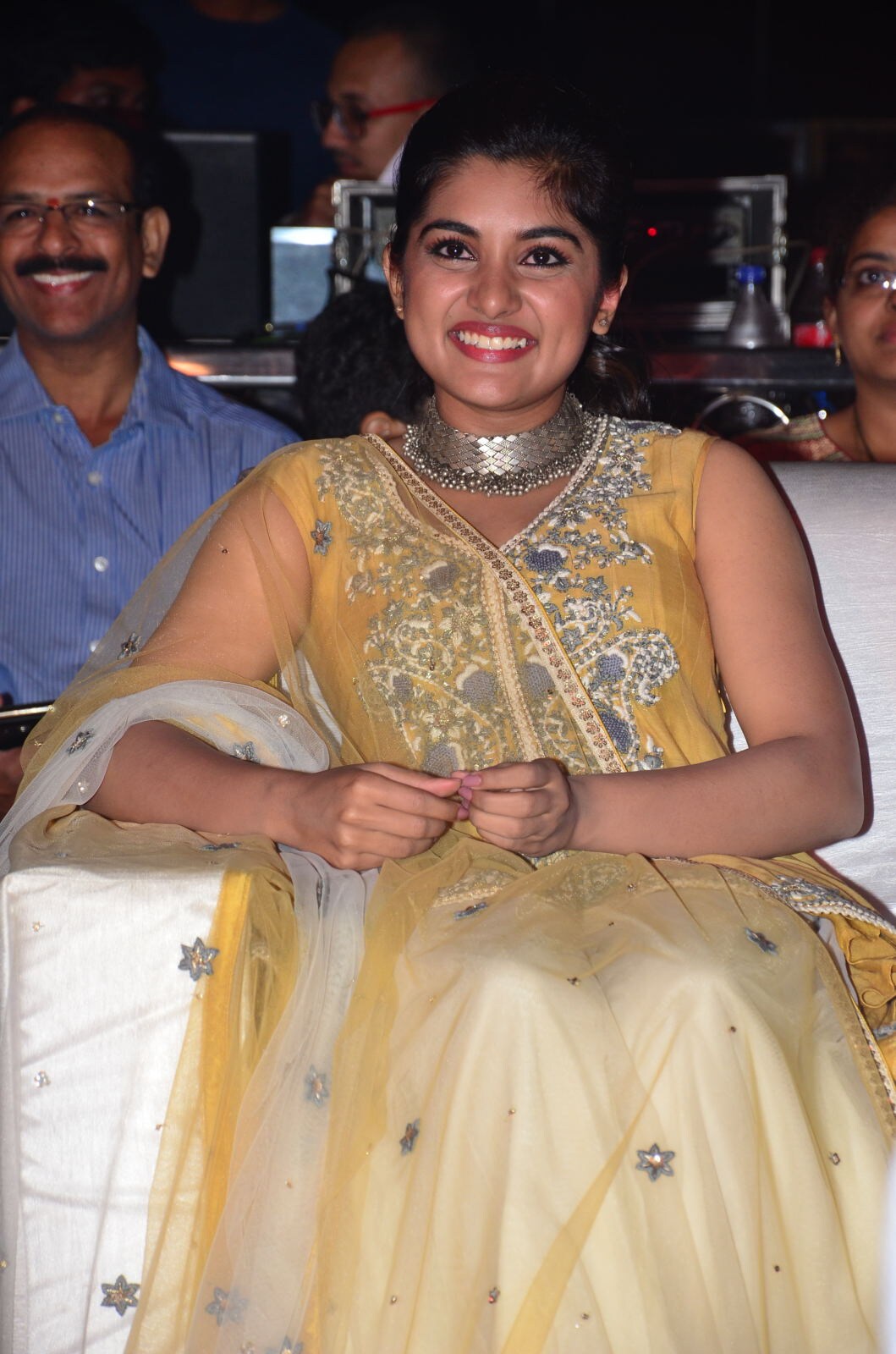 niveda thamos at ninnu kori movie pre release event