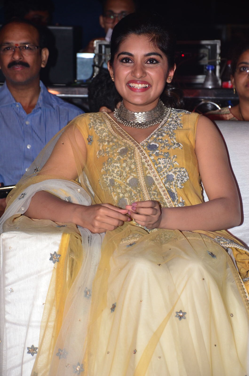 niveda thamos at ninnu kori movie pre release event