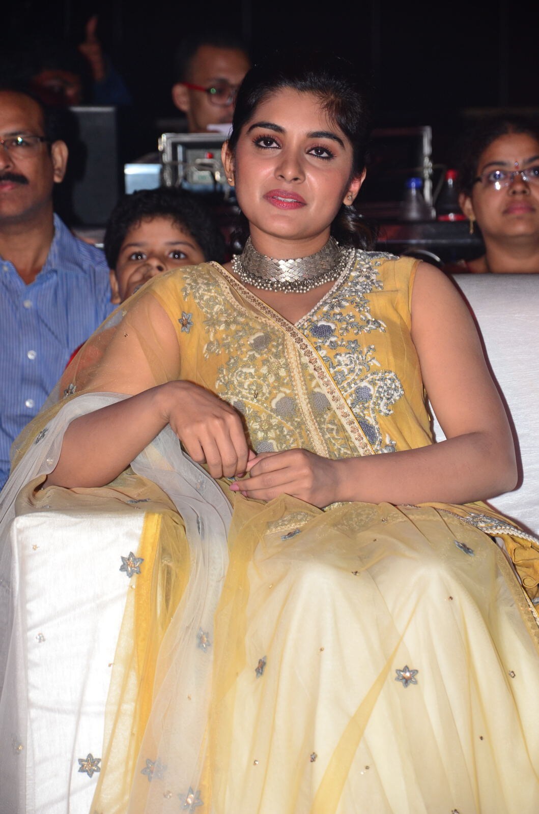 niveda thamos at ninnu kori movie pre release event